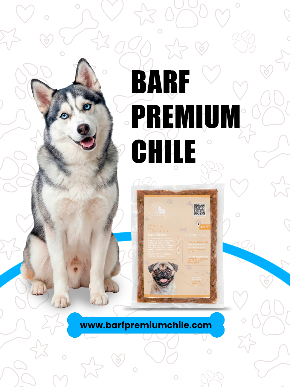 VACUNO----PERRO-INDIVIDUAL Dieta Barf Vacuno para perros (200gr) - Imagen 1